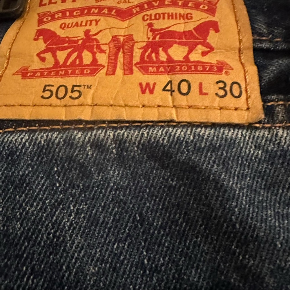 Levi's 505 denim jeans 40x30